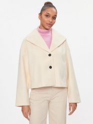 Noisy May Płaszcz przejściowy Halston 27028853 Beżowy Loose Fit. Brązowe płaszcze damskie Noisy may, s, bez wzorów, z syntetyku, bez kaptura. Za 269.99 zł.