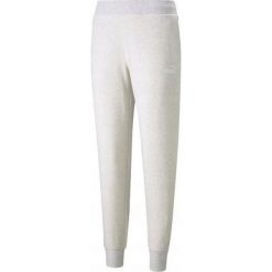 Spodnie Do Joggingu Damskie Logo Essential. Brązowe spodnie materiałowe damskie Puma, l, bez wzorów, z bawełny, do biegania. Za 149.99 zł.