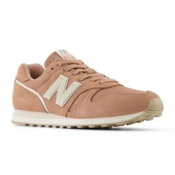 Buty New Balance WL373SI2 brązowe. Brązowe obuwie sportowe damskie bez wzorów, z gumy. Za 433.73 zł.