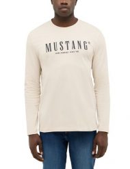 Męski Longsleeve Mustang Style Asheville Oatmeal 1016873 4092. Bluzki z długim rękawem męskie Mustang, m, bez wzorów, bez kołnierzyka. Za 109.99 zł.
