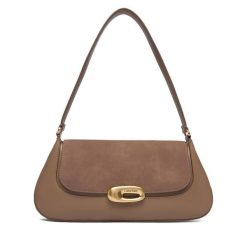 Torebka Calvin Klein. Brązowe torebki do ręki damskie Calvin Klein, bez wzorów, klasyczne, bez dodatków. Za 529.99 zł.