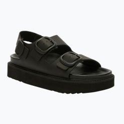 Sandały damskie Scholl Blake 2 Straps. Czarne sandały damskie Scholl, bez wzorów, z materiału, bez obcasa, bez zapięcia. Za 479.99 zł.