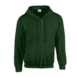 Bluza Z Kapturem Dla Dorosłych Unisex Heavy Blend Full Zip. Czerwone bluzy męskie Gildan, m, bez wzorów, z kapturem. Za 121.99 zł.