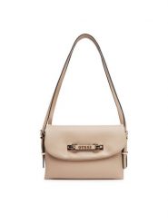 Guess Torebka Lefia HWBG96 44190 Beżowy. Brązowe torebki do ręki damskie Guess, z aplikacjami, ze skóry, bez dodatków. Za 449.99 zł.