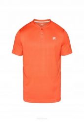 Koszulka tenisowa Fila Henley-Shirt Henry. Brązowe koszulki sportowe męskie Fila, l, bez wzorów, z materiału, bez kołnierzyka, bez ramiączek, na fitness i siłownię. Za 225.00 zł.