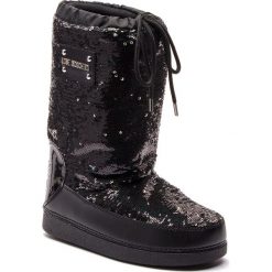 Śniegowce LOVE MOSCHINO - JA24082G06JL000A Nero/Arge. Czarne kozaki damskie Love Moschino, z materiału. Za 779.00 zł.
