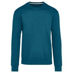 Bluza Unisex Dla Dorosłych Z Bawełny Ringspun Bez Metki. Niebieskie bluzy męskie SG, m, bez wzorów, z bawełny, bez kaptura. Za 93.99 zł.