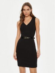 Marciano Guess Sukienka koktajlowa 5RGK10 6302A Czarny Bodycon Fit. Czarne sukienki damskie Marciano Guess, z aplikacjami, z syntetyku, wizytowe, bez kołnierzyka, bez ramiączek, bodycon. Za 469.99 zł.