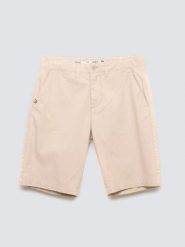 Szorty męskie chinosy jasnobeżowe Rossino 800. Brązowe spodnie materiałowe męskie Big Star, m, bez wzorów, z bawełny, eleganckie. Za 159.99 zł.