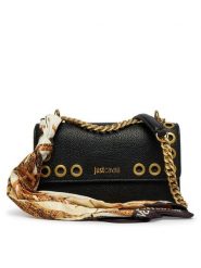 Just Cavalli Torebka 80RA4BF4 ZSB81 Czarny. Czarne torebki do ręki damskie Just Cavalli, bez wzorów, ze skóry, bez dodatków. Za 759.99 zł.