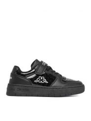 Kappa Sneakersy CEO-AW24-3C015(DZ) Czarny. Czarne buty sportowe dziewczęce Kappa, bez wzorów, ze skóry, bez zapięcia. Za 129.99 zł.