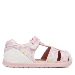 Sandały Biomecanics. Białe sandały dziewczęce Biomecanics, bez zapięcia. Za 229.99 zł.