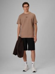 4F Spodenki tkaninowe męskie 4F x Robert Lewandowski - czarne L. Czarne krótkie spodenki sportowe męskie 4f, l, bez wzorów, z dresówki. Za 169.99 zł.