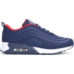 Granatowe Buty Sportowe Living The Dream. Niebieskie buty sportowe męskie Born2be, z materiału. Za 99.99 zł.
