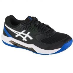 Buty treningowe męskie Asics Gel-dedicate 8. Niebieskie buty sportowe męskie Asics, bez zapięcia, tenisowe. Za 319.99 zł.