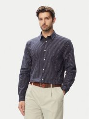 Guess Koszula M6RH71 WK001 Granatowy Regular Fit. Niebieskie koszule męskie Guess, m, z aplikacjami, z bawełny, bez kołnierzyka, bez ramiączek. Za 394.99 zł.