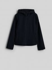 4F Kurtka softshell wiatroodporna membrana 5000 damska - czarna XXL. Czarne kurtki damskie 4f, l, bez wzorów, z softshellu, bez kaptura. Za 299.99 zł.