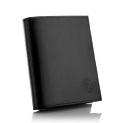 Portfel męski BETLEWSKI BPM-DZ-74 czarny. Czarne portfele męskie Betlewski, bez wzorów, ze skóry. Za 79.00 zł.