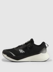 4F Buty do biegania FLOW RUN NIGHT MOTION męskie - czarne 43. Czarne buty sportowe męskie 4f, z gumy, bez zapięcia, do biegania. Za 369.99 zł.