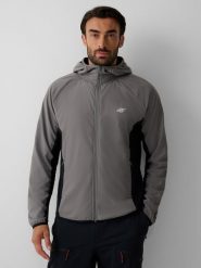 4F Bluza trekkingowa Primaloft Active męska - czarna S. Czarne bluzy męskie 4f, l, bez wzorów, bez kaptura. Za 249.99 zł.