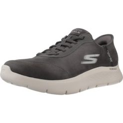 Buty Dorosły Skechers Go Walk Flex szary. Szare buty sportowe męskie Skechers, bez zapięcia. Za 329.99 zł.