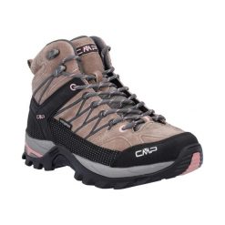 Damskie buty trekkingowe wodoodporne oddychające CMP Rigel Mid Beżowy. Brązowe obuwie sportowe damskie CMP, trekkingowe. Za 449.99 zł.