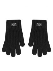 Kappa Rękawiczki CWBEO-KAP-U6-002-AW26 Czarny. Czarne rękawiczki męskie Kappa, bez wzorów, z dzianiny. Za 39.99 zł.
