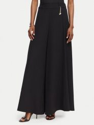 Rinascimento Spodnie palazzo CFC0020285002 Czarny Wide Leg. Czarne spodnie materiałowe damskie Rinascimento, m, bez wzorów, z materiału. Za 609.99 zł.