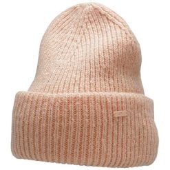 Czapka damska 4F. Czerwone czapki i kapelusze damskie 4f, na zimę, bez wzorów, z materiału, sportowe. Za 47.99 zł.