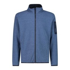 Bluza męska turystyczna CMP 38H2237. Niebieskie bluzy męskie CMP, m, bez wzorów, bez kaptura, trekkingowe. W wyprzedaży za 285.05 zł.
