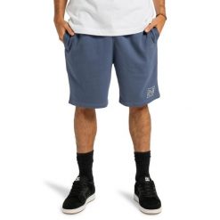 Spodenki z elastyczną talią dla Mężczyzn PALLET Niebieski. Niebieskie szorty męskie DC Shoes, m, bez wzorów, z bawełny. Za 199.99 zł.