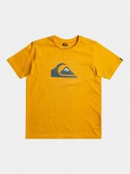 Quiksilver Bluzka Complogo Tees EQBZT04369 Żółty Regular Fit. Żółte koszule dla chłopców Quiksilver, bez wzorów, z bawełny, bez kołnierzyka, bez ramiączek. Za 39.99 zł.