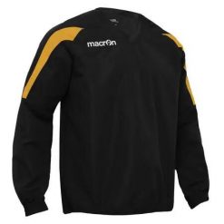 Koszulka treningowa Macron ruby. Czarne koszulki sportowe męskie Macron, bez wzorów, bez kołnierzyka, bez ramiączek. Za 319.50 zł.