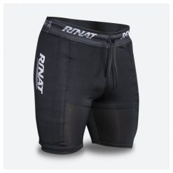 Spodenki bramkarskie z ochraniaczami SHORT UNDER GUARD dla dorosłych Czarny. Czarne szorty sportowe damskie RINAT, xl, bez wzorów, sportowe, na fitness i siłownię. Za 152.00 zł.