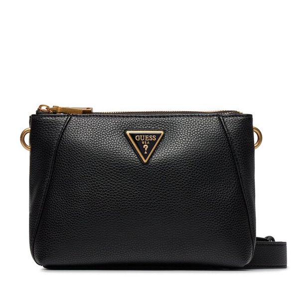Torebka Guess. Czarne torebki do ręki damskie Guess, z aplikacjami, bez dodatków. Za 475.99 zł.
