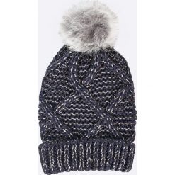 Only - Czapka. Szare czapki i kapelusze damskie Only, z dzianiny. W wyprzedaży za 34.90 zł.
