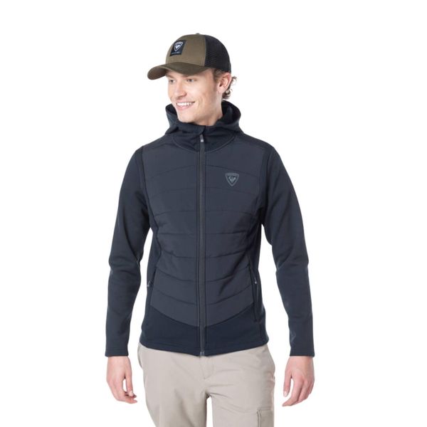 Bluza Rossignol męska Classique Hybrid Clim czarna. Czarne bluzy męskie Rossignol, l, bez wzorów, bez kaptura. Za 539.99 zł.