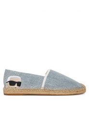 KARL LAGERFELD Espadryle KL80111 Niebieski. Niebieskie espadryle damskie KARL LAGERFELD, bez wzorów, z materiału, bez obcasa, bez zapięcia. Za 309.99 zł.