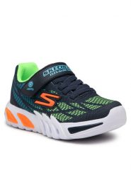 Skechers Sneakersy Vorlo 400137L/NVMT Granatowy. Niebieskie buty sportowe chłopięce Skechers, bez wzorów, ze skóry, bez zapięcia. Za 179.99 zł.