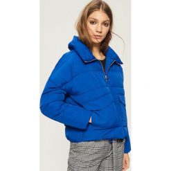 Kurtka typu puffa - Niebieski. Niebieskie kurtki damskie Sinsay. Za 99.99 zł.