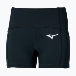 Spodenki damskie Mizuno Flex Tight. Czarne szorty damskie Mizuno, m, bez wzorów, z elastanu, eleganckie. Za 149.99 zł.