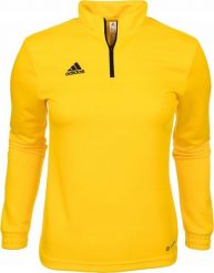 Adidas Bluza damska adidas Entrada 22 Top Training żółta HI2130 M. Żółte bluzy damskie Adidas, m, bez wzorów, bez kaptura. Za 138.68 zł.