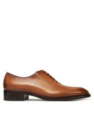 BOSS Półbuty Styl Rill 50534364 Brązowy. Brązowe eleganckie półbuty Boss, ze skóry, wizytowe, bez zapięcia. Za 1,899.00 zł.