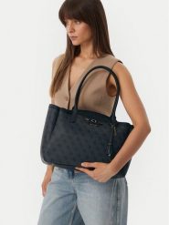Guess Torebka HWSG97 49230 Czarny. Czarne torebki do ręki damskie Guess, z aplikacjami, ze skóry, bez dodatków. Za 570.99 zł.