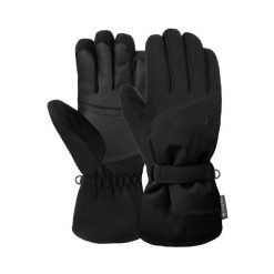 Rękawice damskie REUSCH Susan GORE-TEX. Czarne rękawiczki damskie Reusch, bez wzorów, z gore-texu, sportowe. Za 405.78 zł.