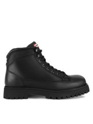Hunter Trapery CHESTER-03 MI08 Czarny. Czarne śniegowce i trapery męskie Hunter, z nubiku, bez zapięcia. Za 449.99 zł.