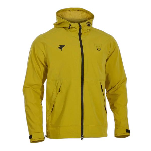 Kurtka wodoodporna z kapturem Joma Explorer. Żółte kurtki męskie Joma, m, bez wzorów, z nylonu, trekkingowe. Za 277.50 zł.