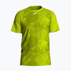 Koszulka tenisowa męska Joma Challenge. Żółte koszulki sportowe męskie Joma, m, bez wzorów, bez kołnierzyka, bez ramiączek, do biegania. Za 139.99 zł.