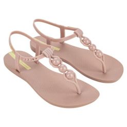 Sandały damskie Ipanema Class Conecta. Czerwone sandały damskie Ipanema, bez wzorów, bez obcasa, bez zapięcia. Za 69.89 zł.