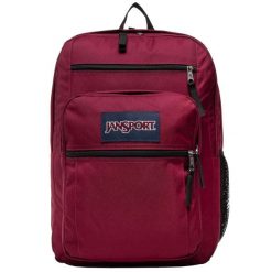 Plecak sportowo-turystyczny dla dorosłych Big Student Backpack pojemność 34 L. Czerwone plecaki damskie JanSport, bez wzorów, młodzieżowe. Za 219.99 zł.